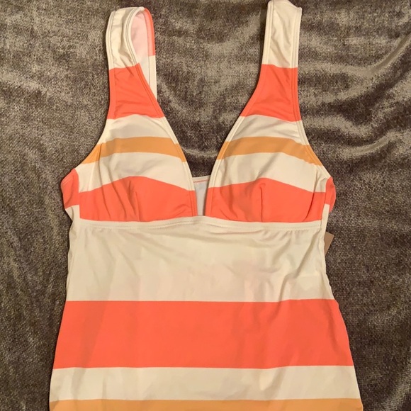 9. Daniel Cremieux Striped Tankini Top and Matching Bottom - Picture 2 of 16